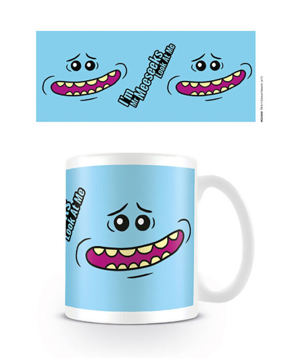 Taza Cara Mr. Meeseeks Rick & Morty 315ml - Imagen 1