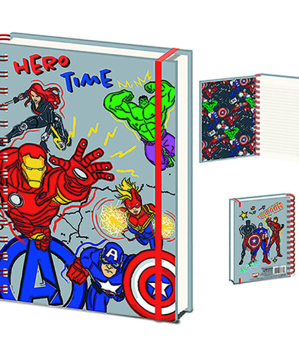 Cuaderno A5 Los Vengadores Avengers Marvel - Imagen 1