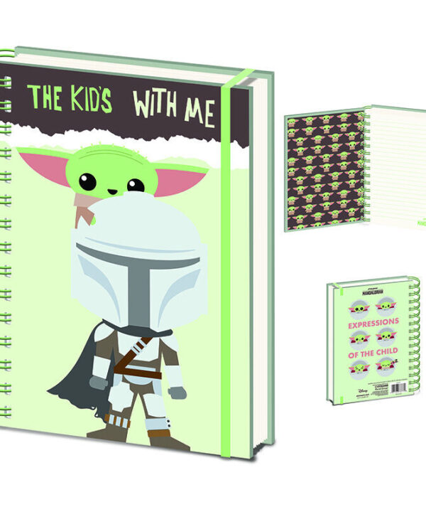 Cuaderno A5 The Mandalorian Star Wars - Imagen 1