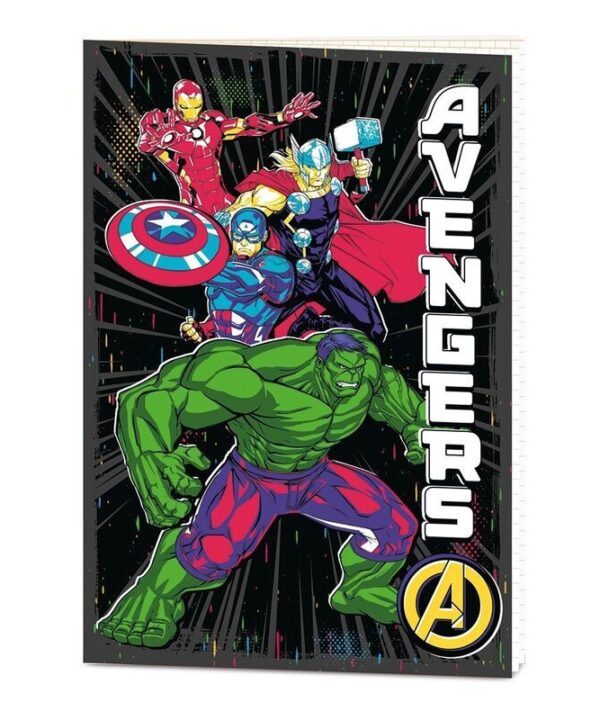 Set Cuadernos ejercicios A5 Los Vengadores Avengers Marvel - Imagen 1