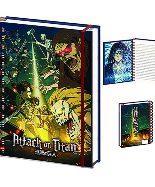 Cuaderno A5 Attack on Titan - Imagen 1