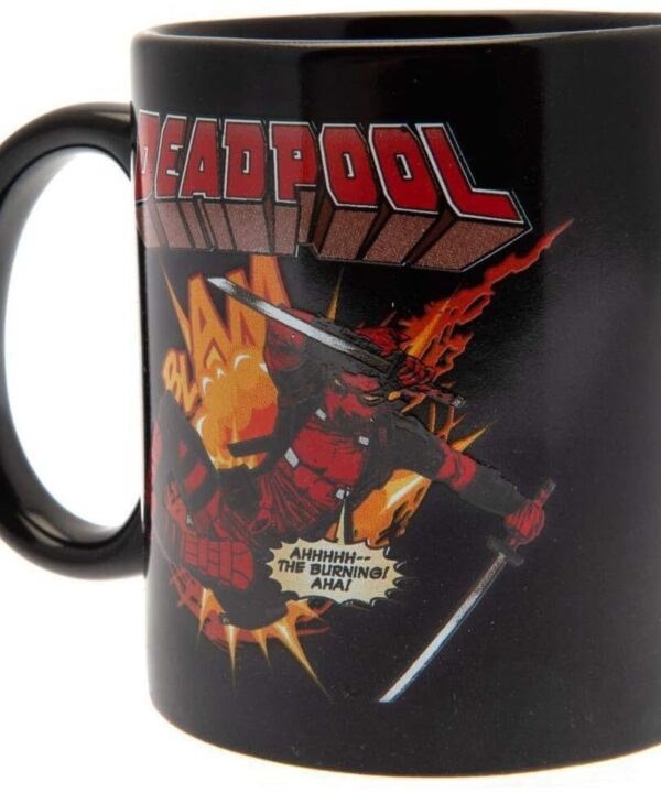 Taza + Llavero + Posavasos Deadpool Marvel - Imagen 4