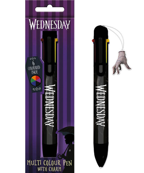 Boligrafo multicolor Miercoles Wednesday - Imagen 1