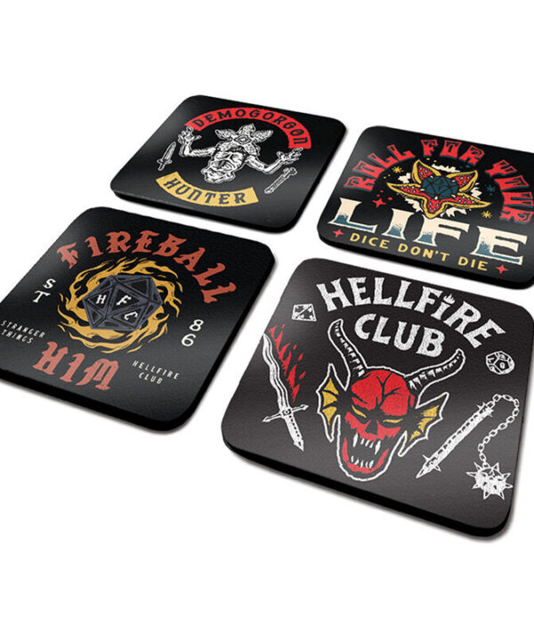 Posavasos Helfire Club Stranger Things 10cm - Imagen 1