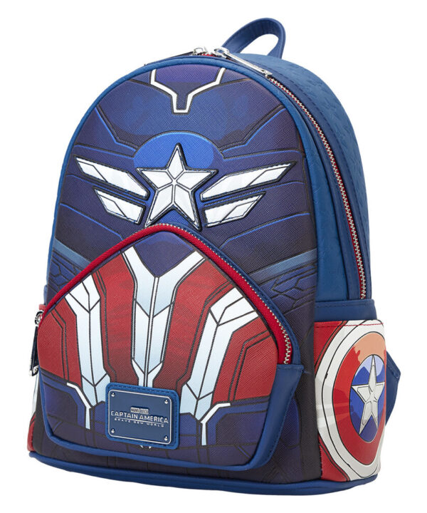 Mochila Brave New World Capitan America Marvel Loungefly - Imagen 2
