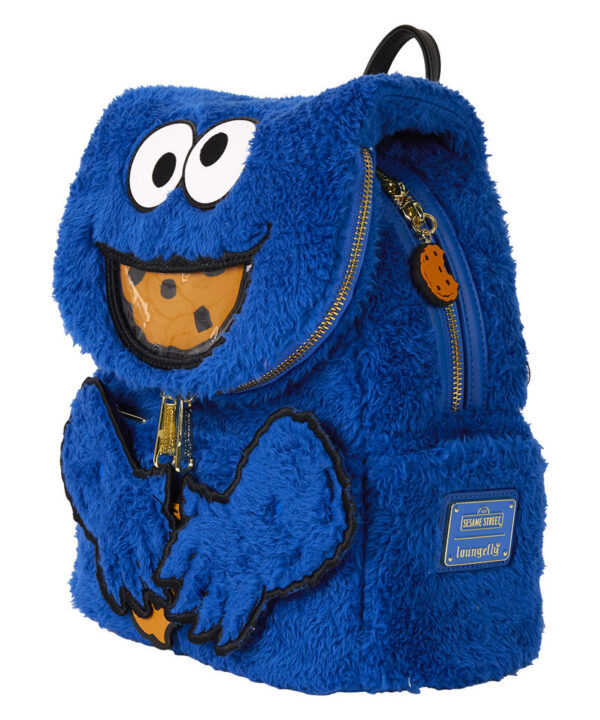 Mochila peluche + monedero Cookie Monster Barrio Sesamo Loungefly - Imagen 4