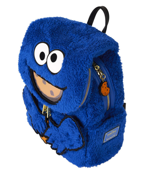 Mochila peluche + monedero Cookie Monster Barrio Sesamo Loungefly - Imagen 6