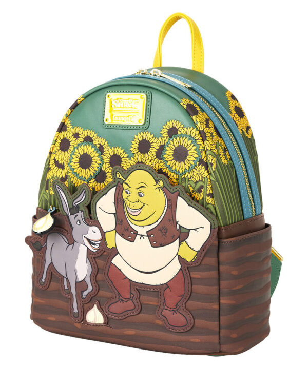 Mochila Vibraciones Primaverales Shrek Loungefly 26cm - Imagen 3