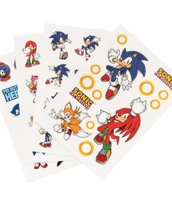 Set pegatinas reutilizables Sonic The Hedgehog - Imagen 1
