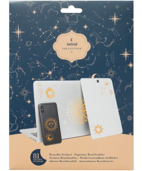 Set pegatinas reutilizables Astral - Imagen 2