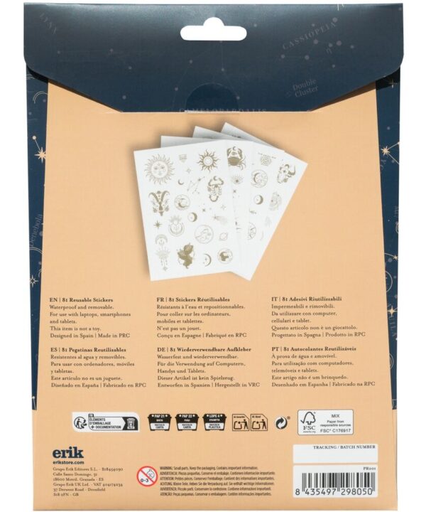 Set pegatinas reutilizables Astral - Imagen 3