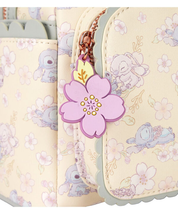 Mochila Cherry Blossom Stitch Disney Loungefly 26cm - Imagen 3