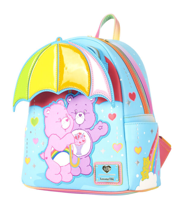 Mochila Arcoiris Osos Amorosos Loungefly 26cm - Imagen 5