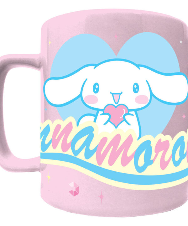 Taza funda de peluche Cinnamoroll Hello Kitty 440ml - Imagen 2