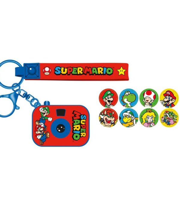 Llavero Proyector + 8 imagenes Super Mario Bros - Imagen 1