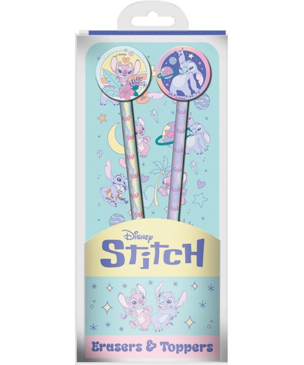 Lapiz con topper borrador Angel & Stitch Disney - Imagen 1