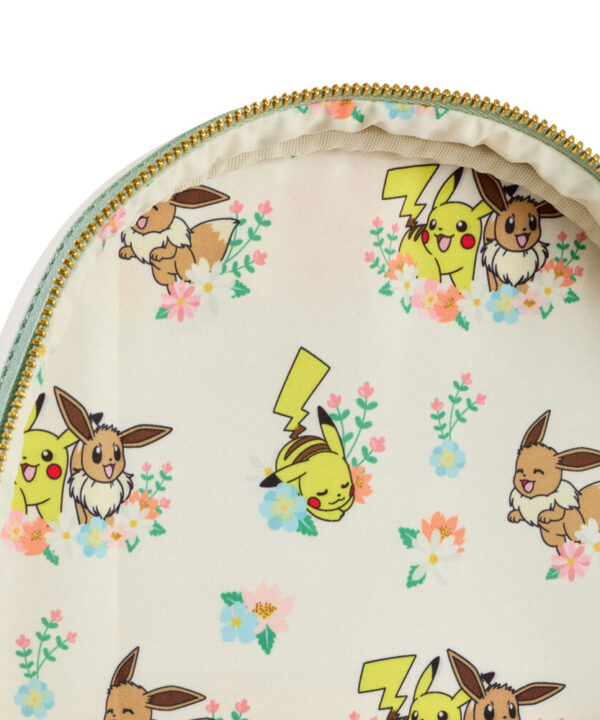 Mochila Pikachu & Eevee Floral Pokemon Loungefly - Imagen 4