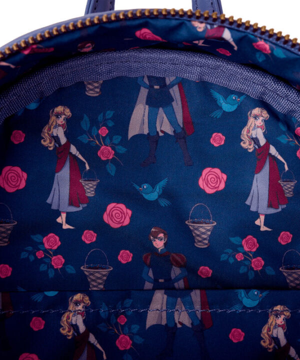 Mochila Aurora & Principe La Bella Durmiente Disney Loungefly 26cm - Imagen 4