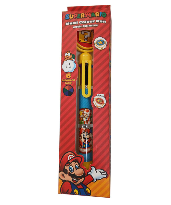 Boligrafo multicolor Super Mario Bros Nintendo - Imagen 1