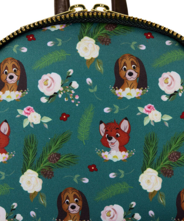 Mochila Tod y Toby Disney Loungefly 26cm - Imagen 5
