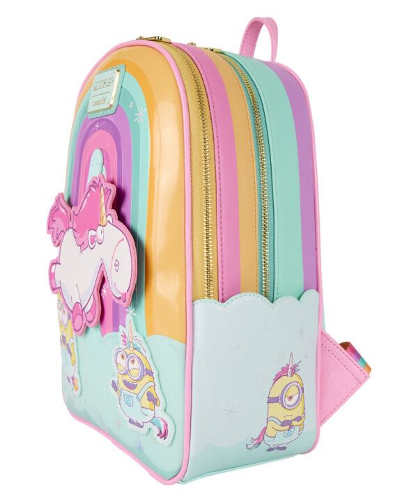 Mochila Fluffy Unicorn Minions Loungefly 30cm - Imagen 4