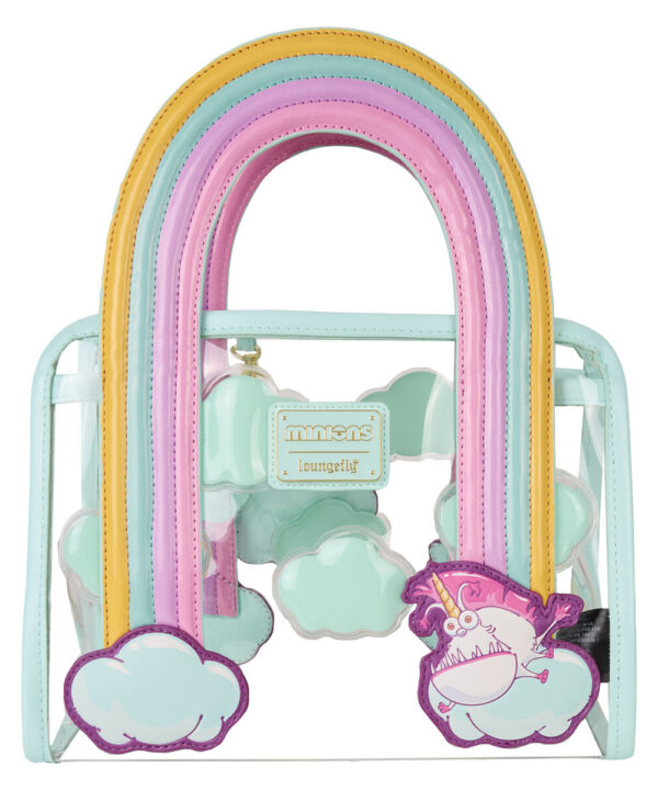Bolso bandolera Fluffy Unicorn Minions Loungefly - Imagen 3