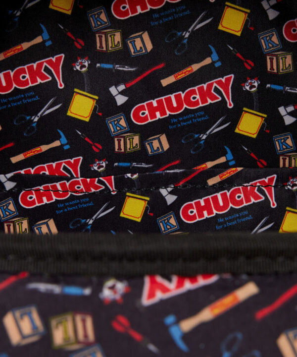 Mochila Chucky Loungefly 26cm - Imagen 6