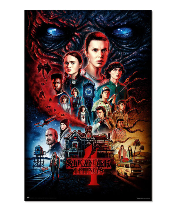 Poster Casa Vecna Stranger Things 4 - Imagen 1