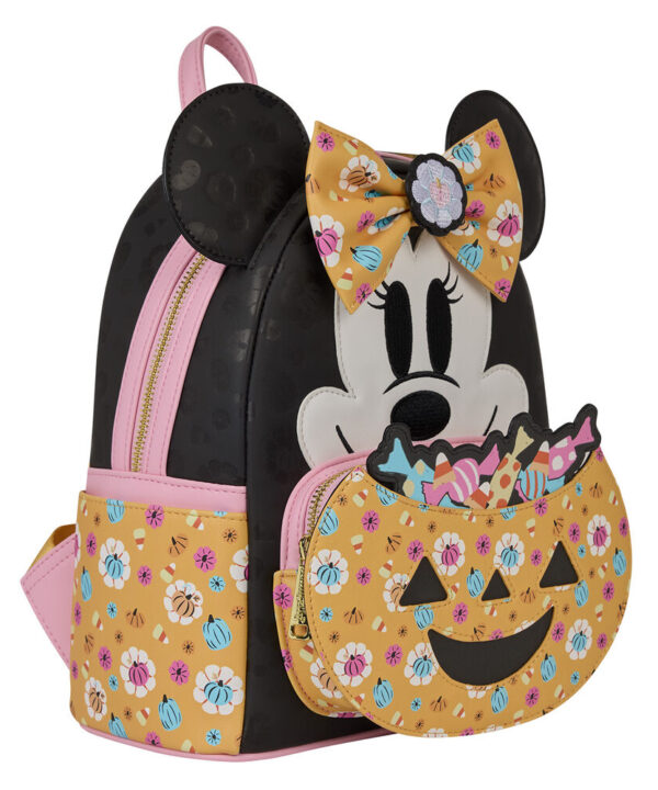 Mochila Pumpkin Minnie Disney Loungefly 26cm - Imagen 5