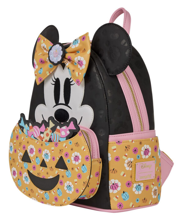 Mochila Pumpkin Minnie Disney Loungefly 26cm - Imagen 3