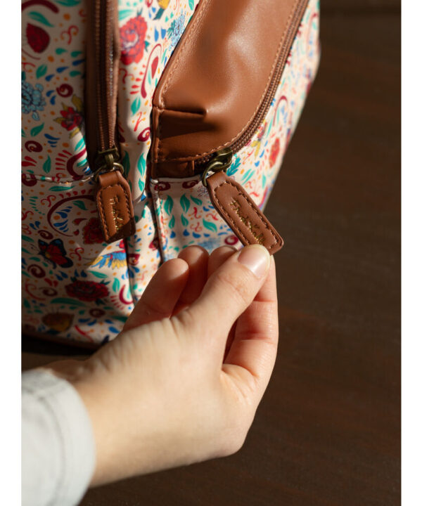 Mochila Viva la Vida Frida Kahlo 27cm - Imagen 6