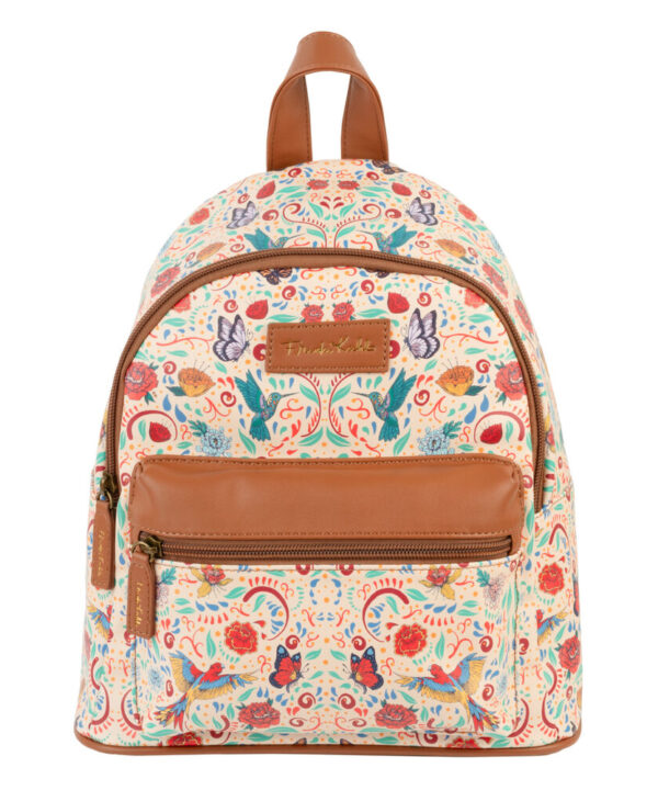 Mochila Viva la Vida Frida Kahlo 27cm - Imagen 1