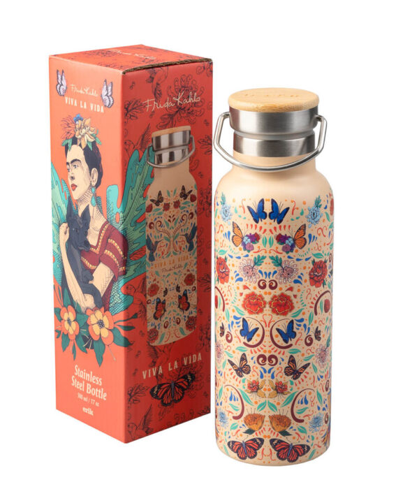 Botella acero inoxidable Viva la Vida Frida Kahlo 500ml - Imagen 2
