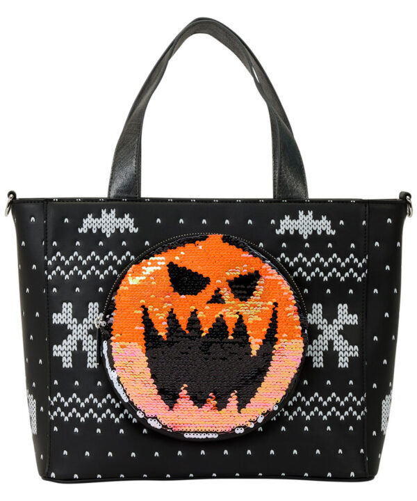 Bolso + monedero Jack Skellington Pesadilla Antes de Navidad Disney Loungefly - Imagen 3