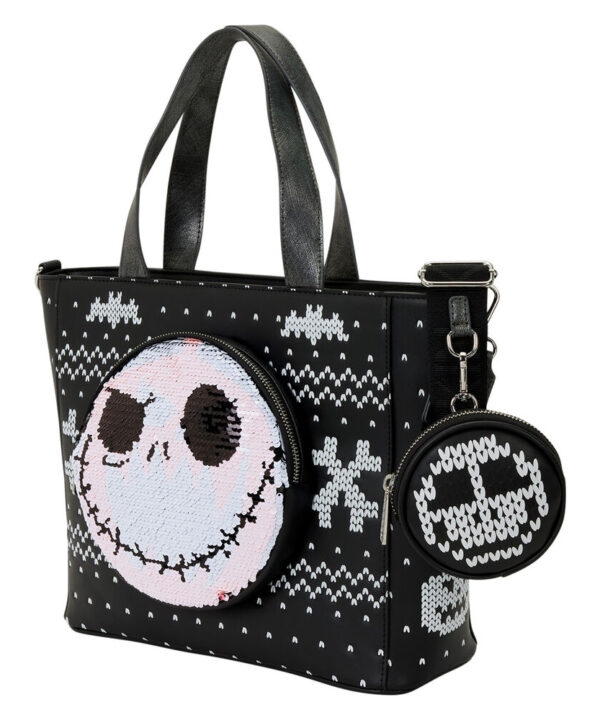 Bolso + monedero Jack Skellington Pesadilla Antes de Navidad Disney Loungefly - Imagen 4