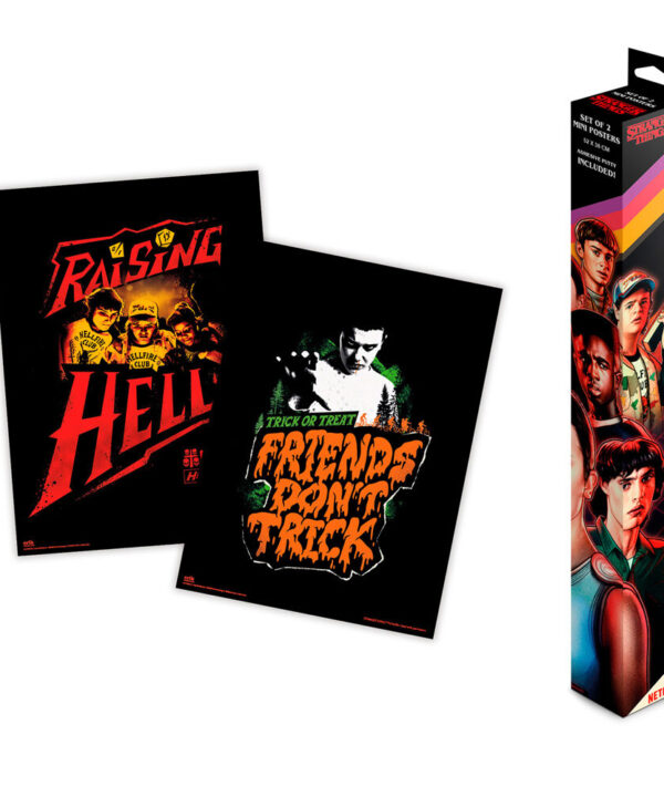 Set 2 mini posters Stranger Things - Imagen 1