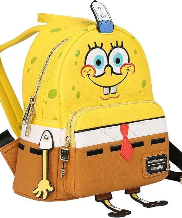 Mochila Bob Esponja 20th Anniversary SpongeBob Loungefly 26cm - Imagen 3