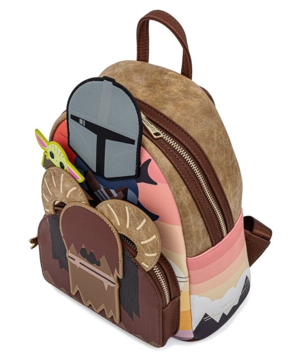Mochila Mandalorian Bantha Ride Star Wars Loungefly 26cm - Imagen 2