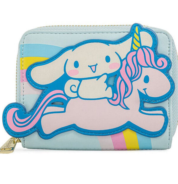 Tarjetero Cinnamaroll Unicorn Zip Sanrio Loungefly - Imagen 1