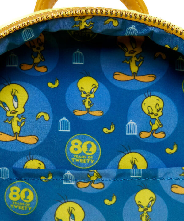 Mochila 80 Aniversario Piolin Looney Tunes Loungefly 26cm - Imagen 4