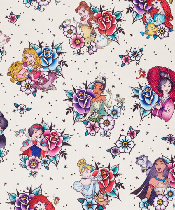 Mochila Floral Tattoo Princess Disney Loungefly 26cm - Imagen 5