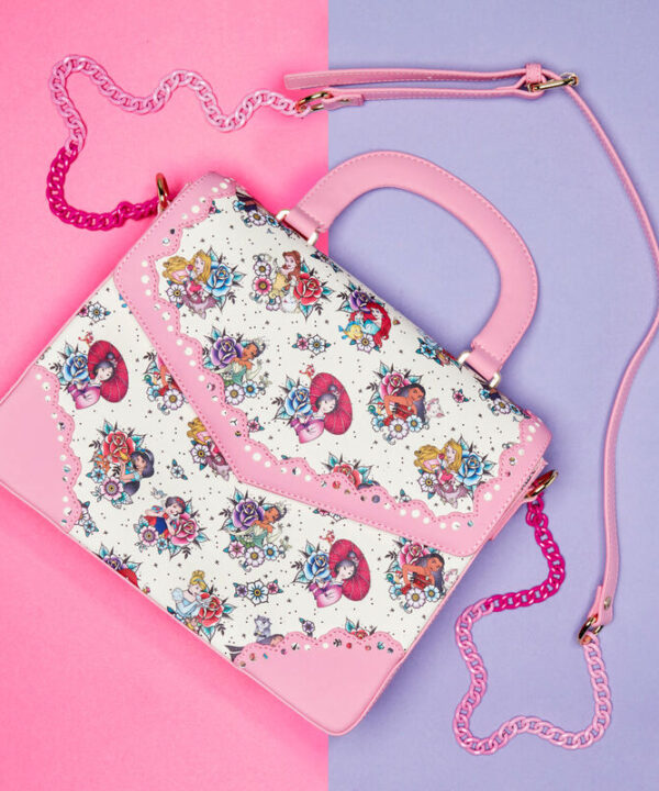 Bolso Floral Tattoo Princess Disney Loungefly - Imagen 5