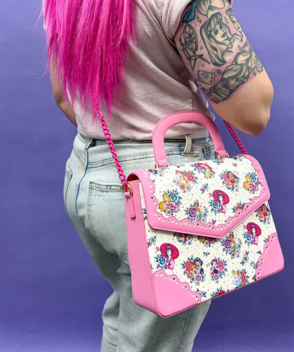 Bolso Floral Tattoo Princess Disney Loungefly - Imagen 6