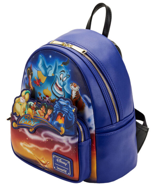 Mochila 30th Aniversario Aladdin Disney Loungefly 26cm - Imagen 2