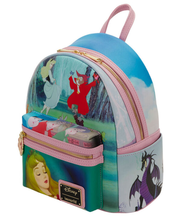 Mochila La Bella Durmiente Disney Loungefly 25cm - Imagen 4