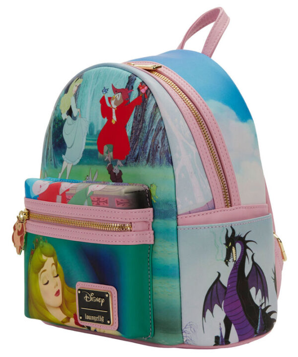 Mochila La Bella Durmiente Disney Loungefly 25cm - Imagen 5