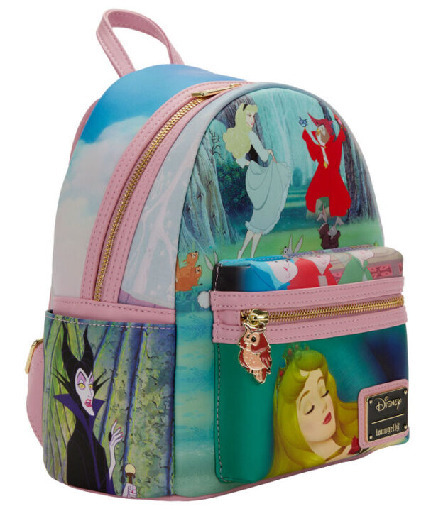 Mochila La Bella Durmiente Disney Loungefly 25cm - Imagen 6