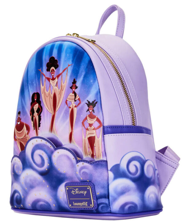 Mochila Nubes de Musas Hercules Disney Loungefly 26cm - Imagen 3