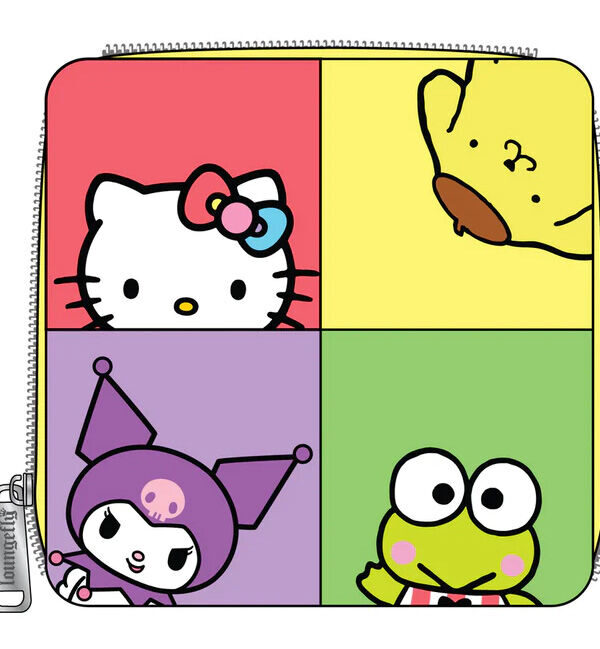 Cartera Color Block Hello Kitty and Friends Sanrio Loungefly - Imagen 1